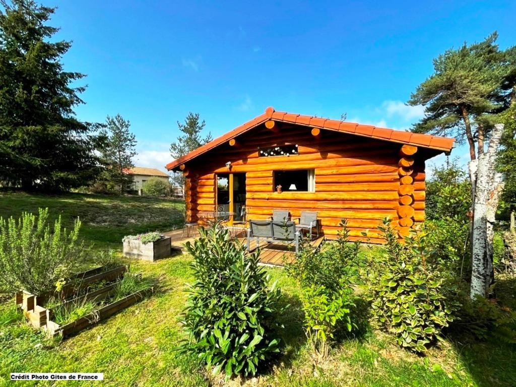 Pialous:Chalet En Rondins Avec Espace Detente La Chapelle-d'Aurec Exteriér fotografie
